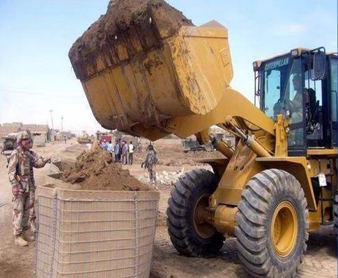 Anti Blast Wall Concrete Cage Sand Container Net Barrier Explosion Proof