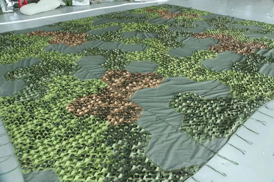 Outdoor Durable tear-proof three-layer pseudo large-size netting Multicam Camouflage Shading Net Camouflage Net Military