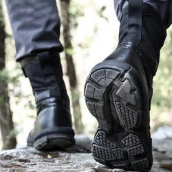 Tan Black Military Boot Lace Locks Quick Wind Sand Shock Absorption