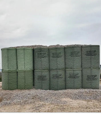 Masonry Blast Wall Park Decorative Wall Galvanized Steel Wire Cage Sandblasting Stone Wall