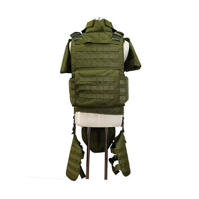 Military Issue Bulletproof Vest Full Body Laser Cut Molle System Camo Soft Plate 3a