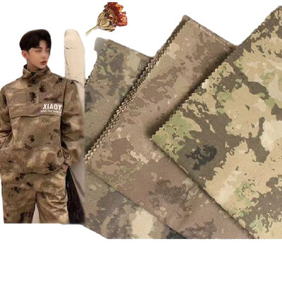Military Cloth Tactical Uniform Fabric Teflon Three-proof / Anti-infrared / Anti-ultraviolet / Anti-mosquito Camouflage Cloth